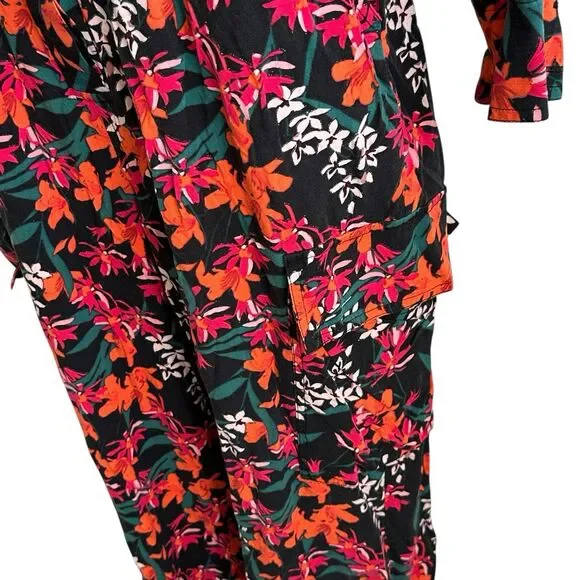 Kitri Jules Floral Adana Printed Boilersuit Jumpsuit Sz 4 - Picture 7 of 10